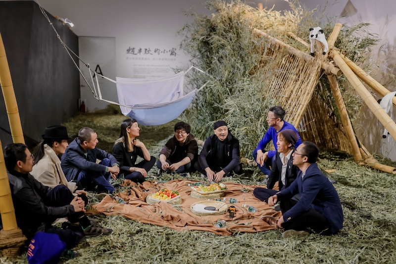 “趙半狄的小窩”成為展覽中備受矚目的作品